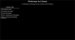 Desktop Screenshot of cisnet.mywccc.org
